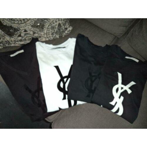 **Ysl heren t-shirt zwart,wit ,grijs,groen nieuw **