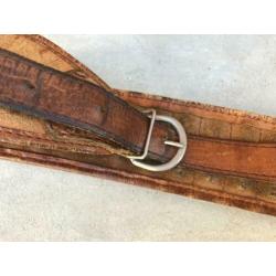 Vintage lederen jachtpatronen riem patroon gordel