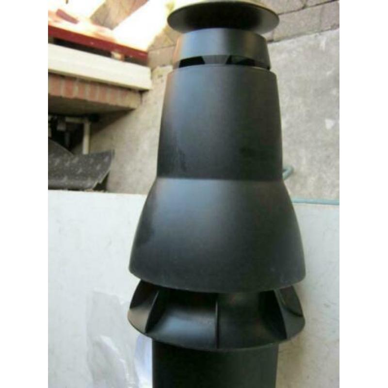 Nieuwe rookgaspijp 130/80/80