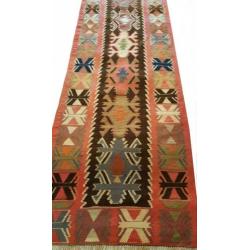 Handgeweven Loper kelim 330x101/kleed/Kilim/Perzisch tapijt