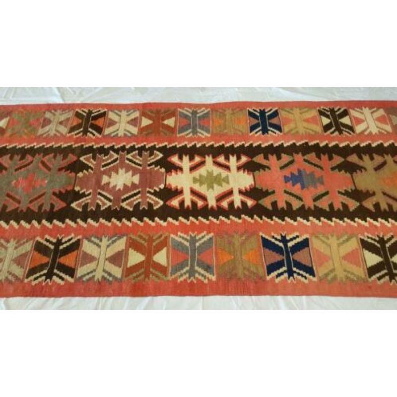 Handgeweven Loper kelim 330x101/kleed/Kilim/Perzisch tapijt
