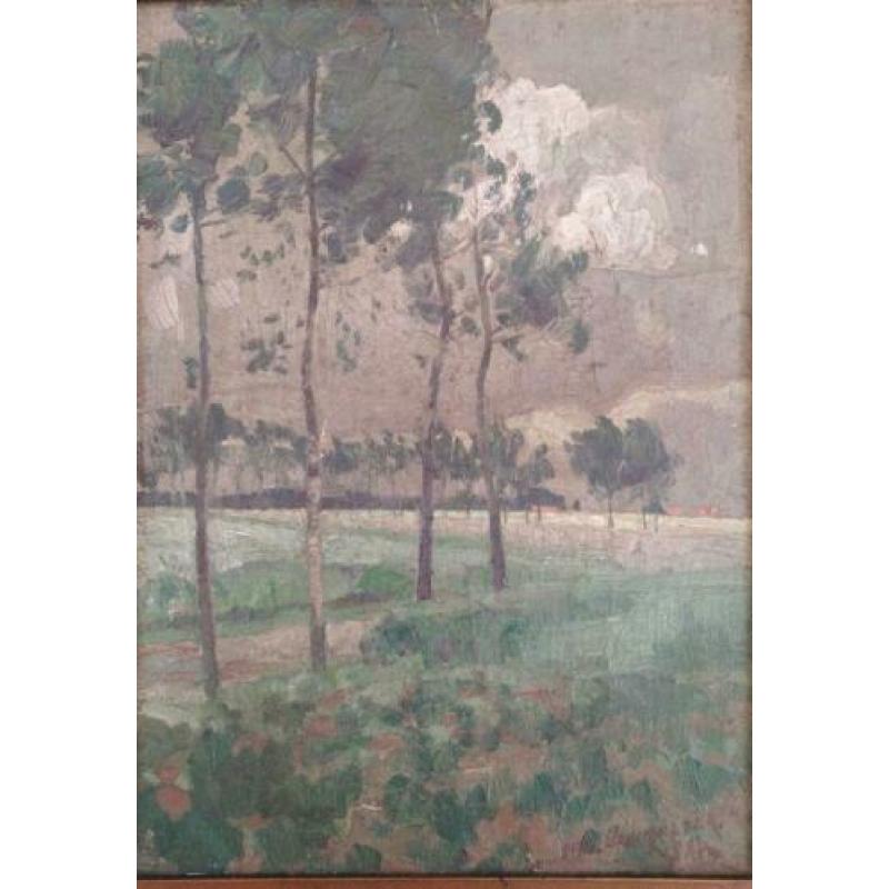 Jan van Malderen (1883-1958) - landschap met bomen 1912