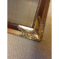 Spiegel barok baroque lijst antiek Queen ann goud 75-108