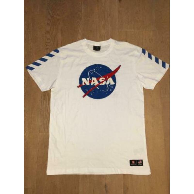 NASA USA t-shirt. Maat medium, white model. Southpole.