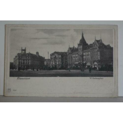Ansichtkaarten Duitsland Düsseldorf Wilhelmplatz in 1912 BL4