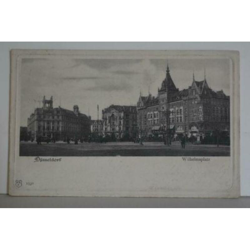 Ansichtkaarten Duitsland Düsseldorf Wilhelmplatz in 1912 BL4