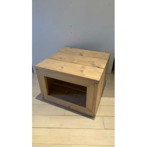 Steigerhouten salontafel 60x60