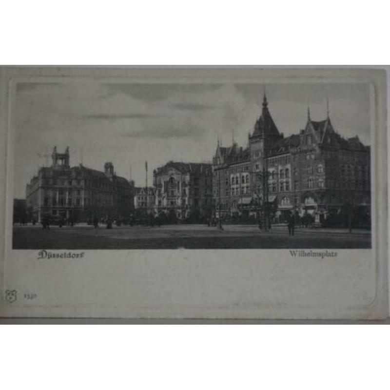 Ansichtkaarten Duitsland Düsseldorf Wilhelmplatz in 1912 BL4