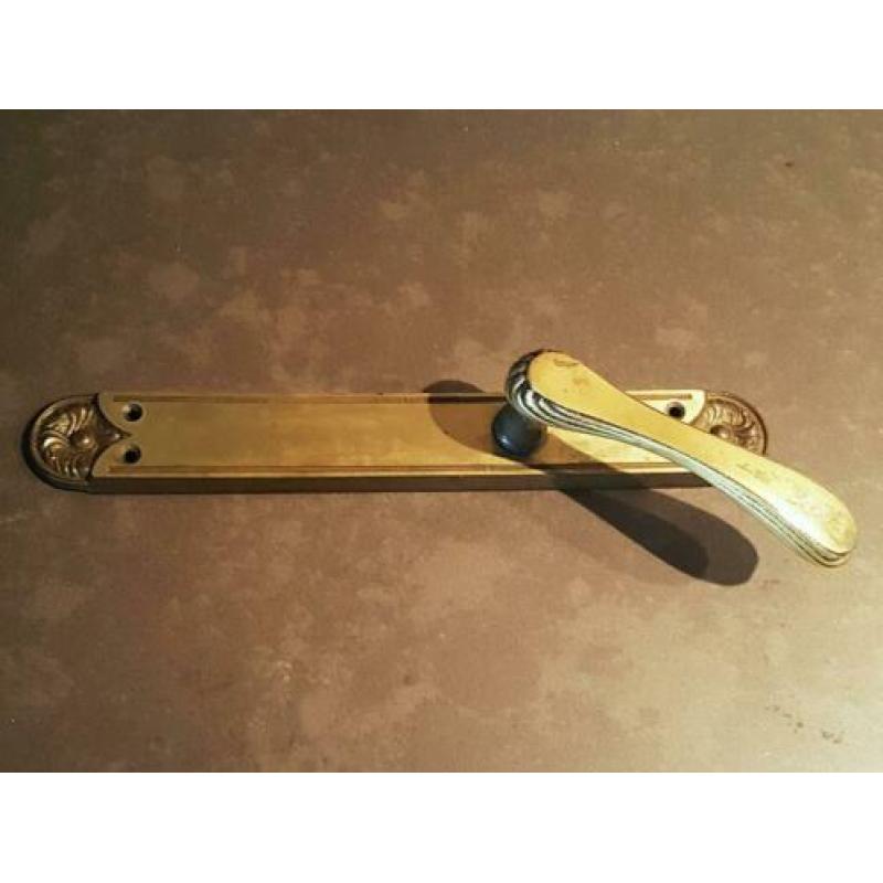 Antieke deurkrukken brons brocante sluitwerk klink: 15,-