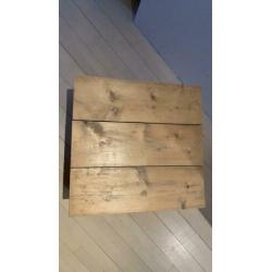 Steigerhouten salontafel 60x60