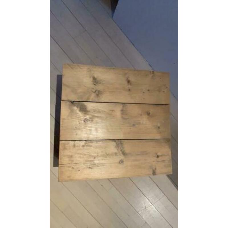 Steigerhouten salontafel 60x60