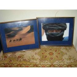 Twee Arabische foto's (A18 2325)