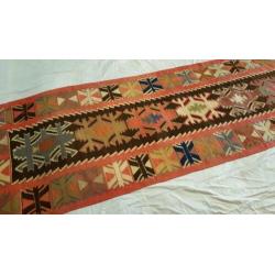 Handgeweven Loper kelim 330x101/kleed/Kilim/Perzisch tapijt