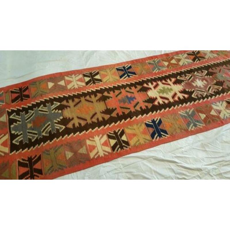 Handgeweven Loper kelim 330x101/kleed/Kilim/Perzisch tapijt