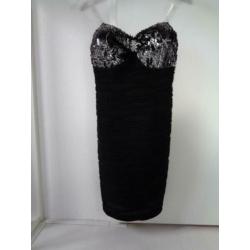 Feestjurk Galajurk Glitterjurk Jurk S 170-176 NIEUW