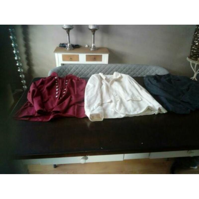 4 blazers en 2 lange vesten mt s/m