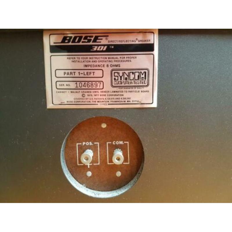 Bose 301 vintage luidsprekers series 1