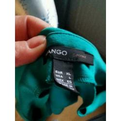 Mango leuk groen jurkje mt M ZGAN