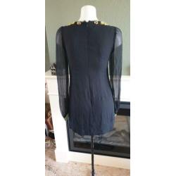 ZGAN mooie tuniek French Connection kralen mt M / 38 / 36 S