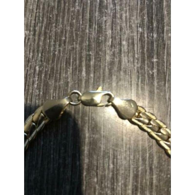 Hele mooie gouden ketting (double)