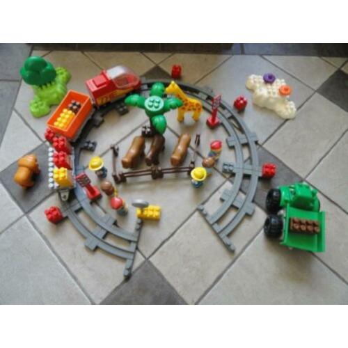 Ecoiffier Abrick Trein Bouwblokkenset