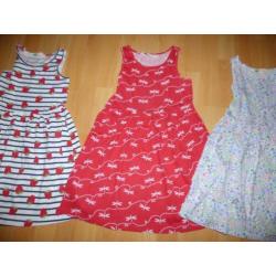 3 Leuke zomerjurkjes van H&M, maat 122/128 NIEUW!