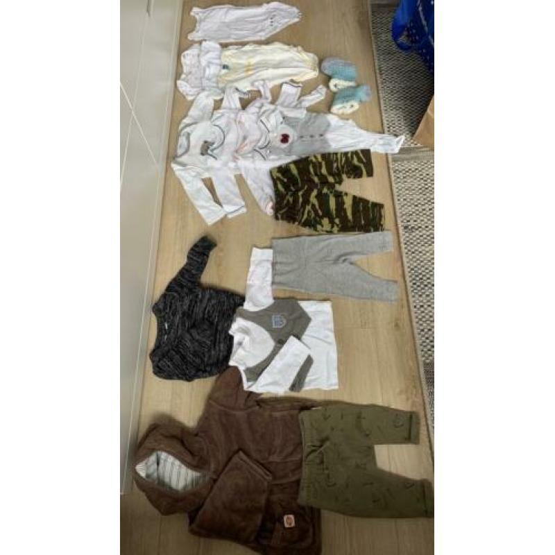 Baby kleding jongen mt 56 groot pakket!
