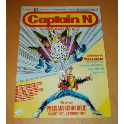 Duits Captain Nintendo N Comic Magazine Nr 3 & 1