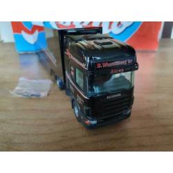 Tekno Scania 124L Wezenberg IJsselmuiden Atrop in doos 1:50