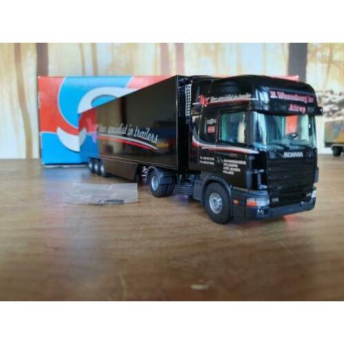Tekno Scania 124L Wezenberg IJsselmuiden Atrop in doos 1:50