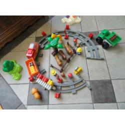 Ecoiffier Abrick Trein Bouwblokkenset