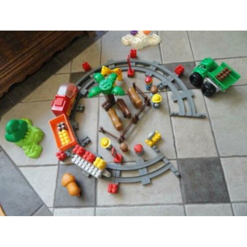 Ecoiffier Abrick Trein Bouwblokkenset