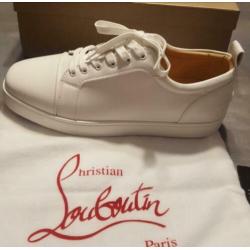 Louboutin lowtop wit