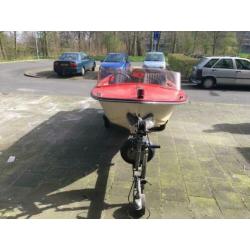Speedboot met motor en trailer