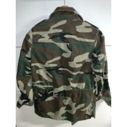 Mango blouse / Jack met embleem camouflage maat S