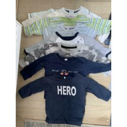 Baby kleding jongen mt 56 groot pakket!