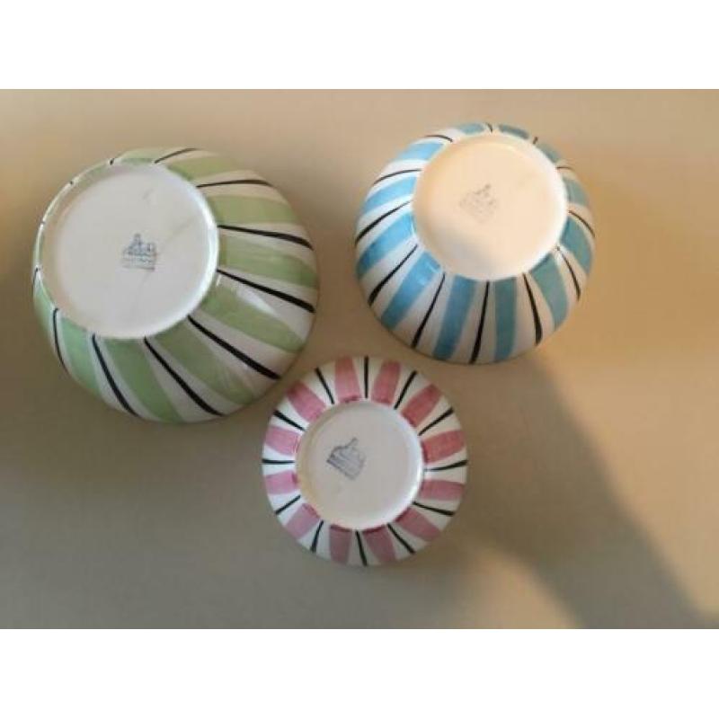 Set nest schalen Regout Sphinx jaren 50 60 vintage retro