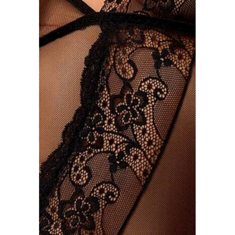 Estera Corset Chemise Zwart - Casmir maat S/M (512)