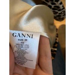 Ganni zomer jas jasje panterprint maat 36