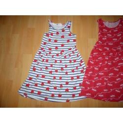 3 Leuke zomerjurkjes van H&M, maat 122/128 NIEUW!