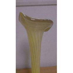 Opaline glas - Aronskelk - Italië - retro - geblazen glas