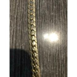 Hele mooie gouden ketting (double)