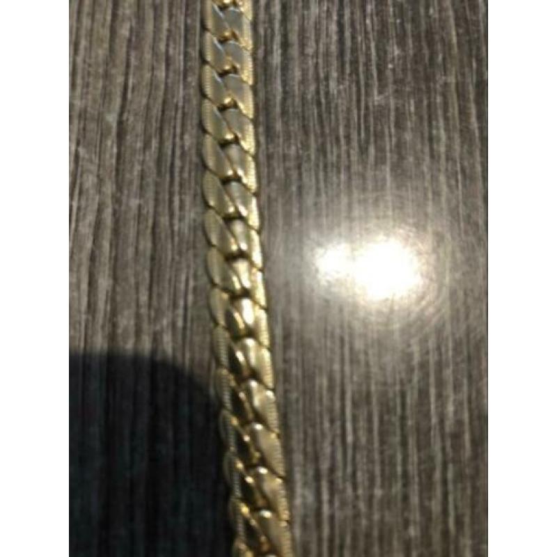Hele mooie gouden ketting (double)