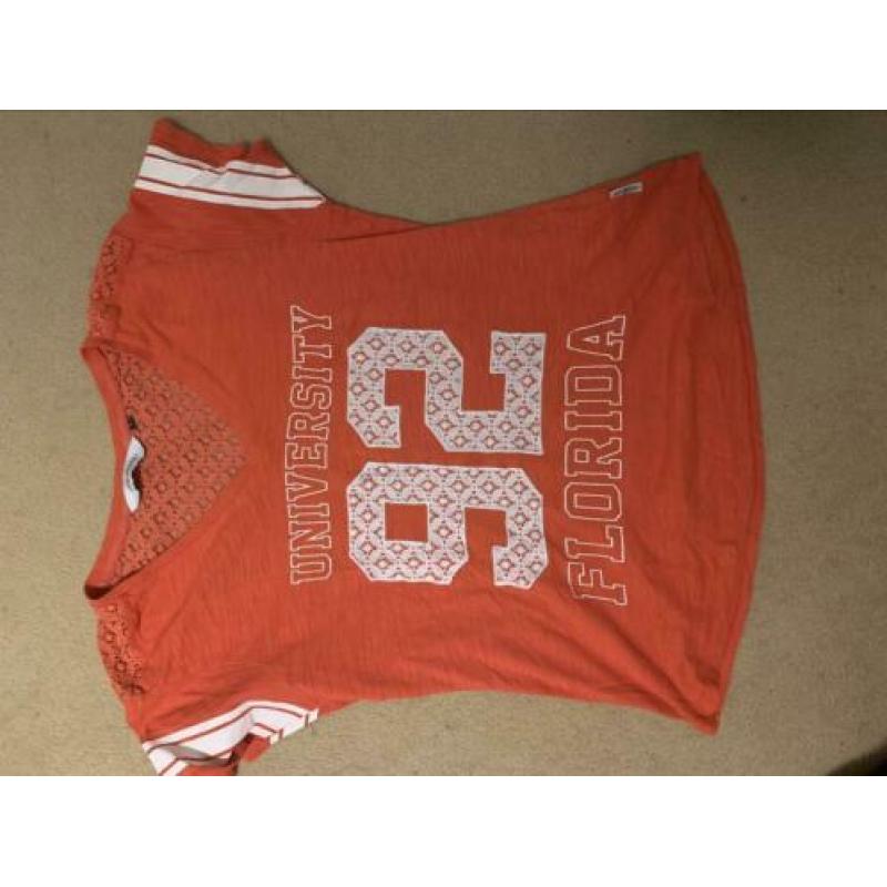 Rood shirt met witte print van Miss America