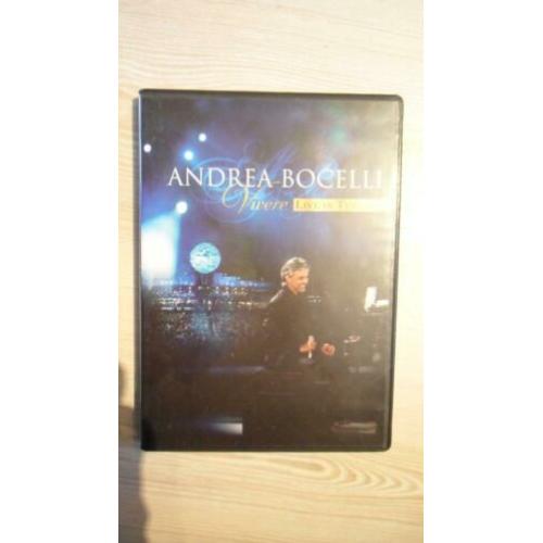 DVD's Andre Bocelli Vivere Live in Tuscane en Andre Rieu.