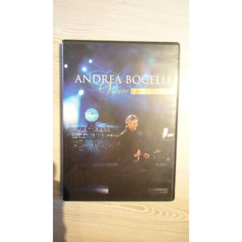 DVD's Andre Bocelli Vivere Live in Tuscane en Andre Rieu.