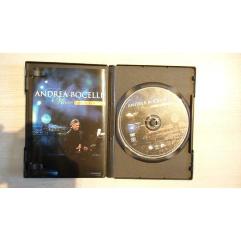 DVD's Andre Bocelli Vivere Live in Tuscane en Andre Rieu.