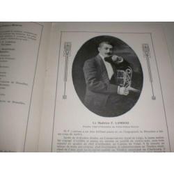 Prachtig programmaboekje Theatre Angèle Van Loo Brussel 1910