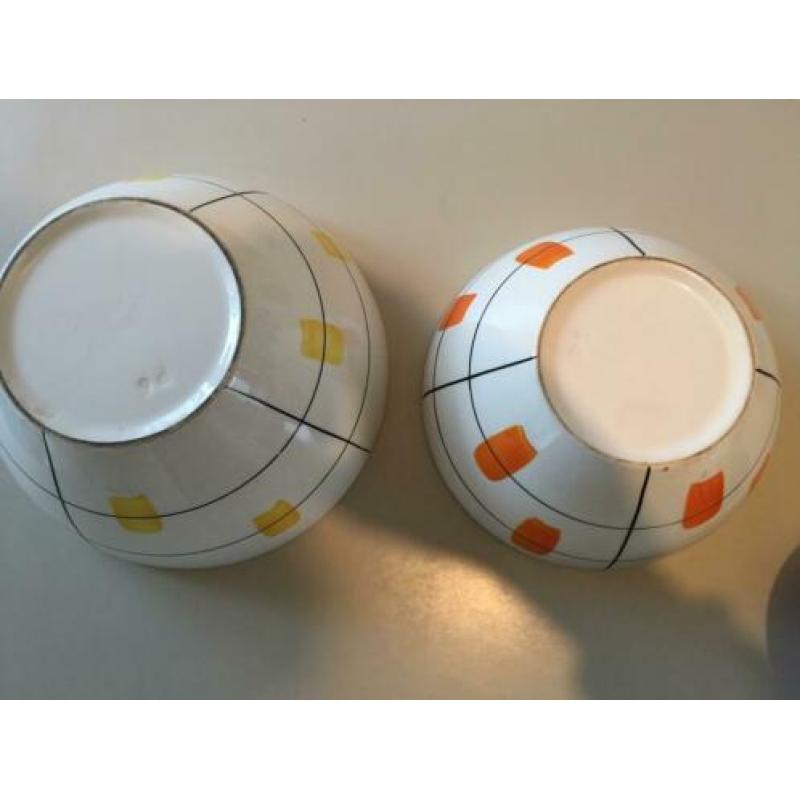 Set nest schalen Regout Sphinx jaren 50 60 vintage retro