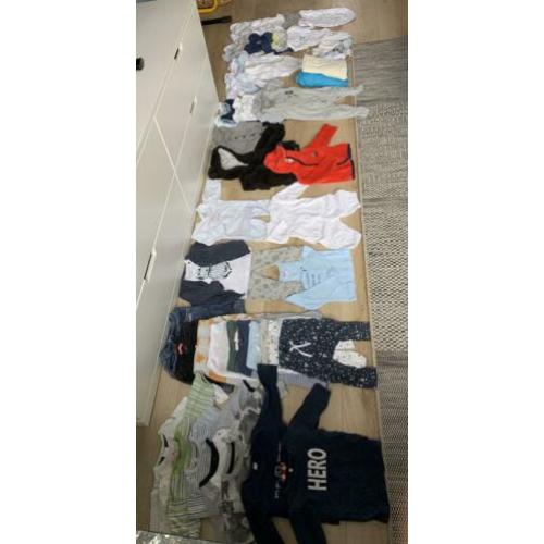 Baby kleding jongen mt 56 groot pakket!